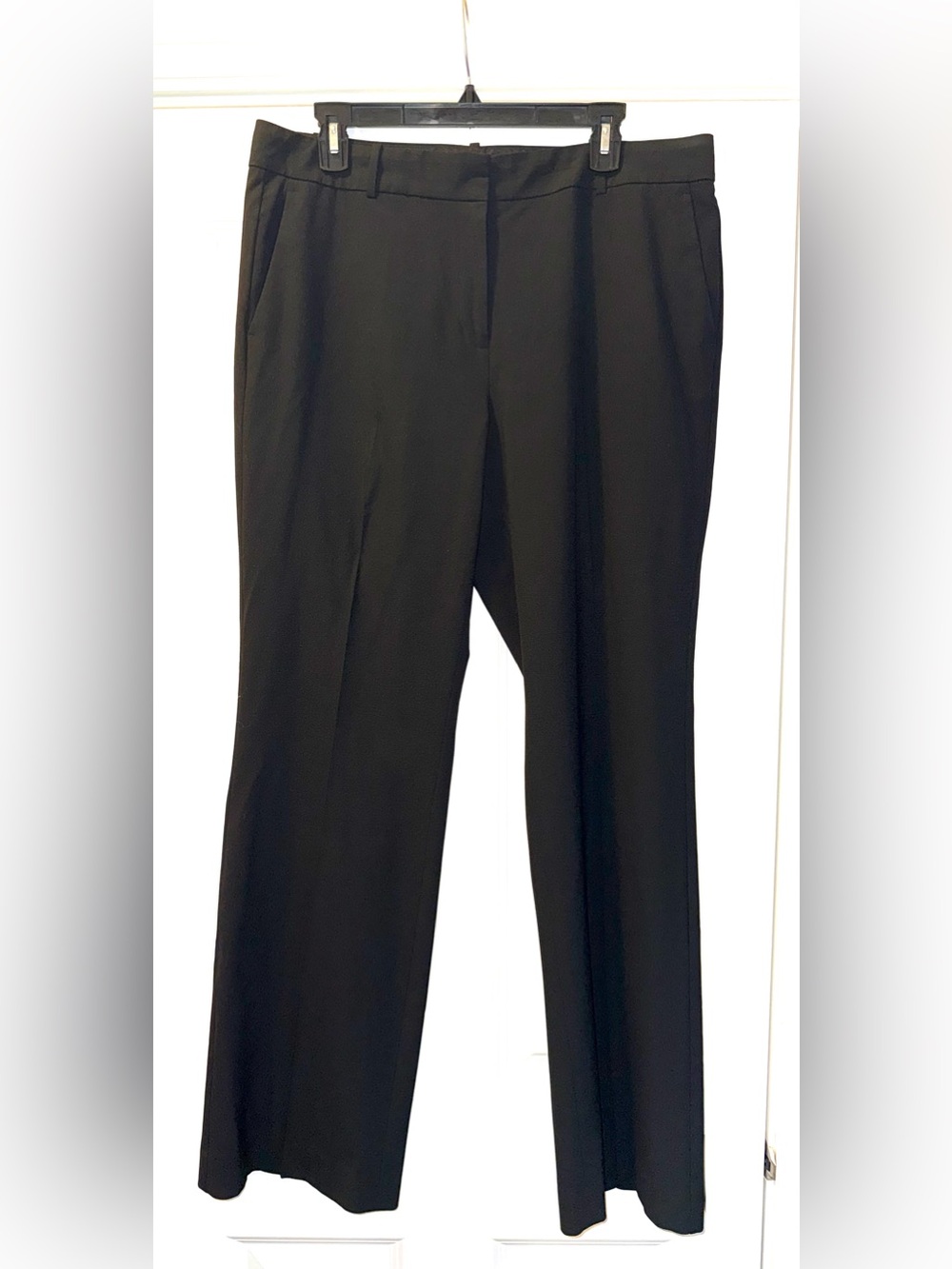 Ann Taylor The Trouser In Seasonless Stretch Black Size 12 | Classic Fit 🖤